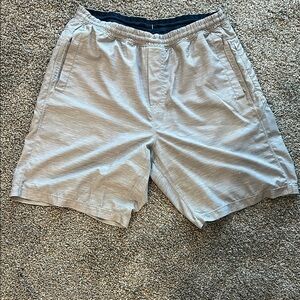 Birddogs Gray Athletic Shorts Lightweight Elastic Waist